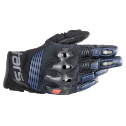 Γάντια μηχανής ALPINESTARS HALO BK/BLUE Γάντια μηχανής ALPINESTARS HALO BK/BLUE