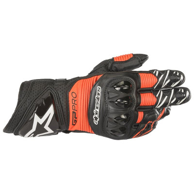 Γάντια μηχανής ALPINESTARS GP PRO R3 BLACK/FLUO RED