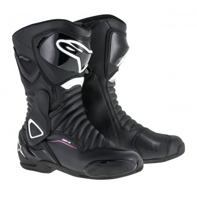 Γυναικείες μπότες μηχανής ALPINESTARS STELLA SMX-6 V2 DRYSTAR ΜΑΥΡΟ/ΛΕΥΚΟ/FUCH