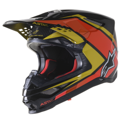 Κράνος motocross ALPINESTARS SM10 Carb BLACK/YELLOW/ORANGE