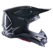Κράνος motocross ALPINESTARS SM10 SOLID BLACK CARBON thumb