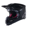 Κράνος motocross ALPINESTARS SM10 SOLID BLACK CARBON