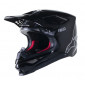 Κράνος μηχανής motocross ALPINESTARS SM10 SOLID BLACK CARBON thumb