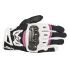 Γυναικεία γάντια μηχανής ALPINESTARS SMX-2 AIR CARBON V2 BLACK/WHITE/FUCH