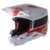 Κράνος motocross ALPINESTARS SM5 BOND WHITE/RED