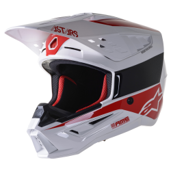 Κράνος motocross ALPINESTARS SM5 BOND WHITE/RED