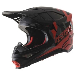 Κράνος motocross ALPINESTARS SM8 Echo BLACK/FLUO GREY/RED