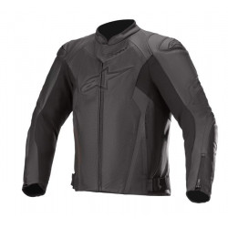 Δερμάτινο μπουφάν μηχανής ALPINESTARS FASTER V2 AIRFLOW ΜΑΥΡΟ/ΜΑΥΡΟ