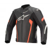Δερμάτινο μπουφάν μηχανής ALPINESTARS FASTER V2 AIRFLOW ΜΑΥΡΟ/ΚΟΚΚΙΝΟ