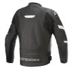Δερμάτινο μπουφάν μηχανής ALPINESTARS FASTER V2 AIRFLOW ΜΑΥΡΟ/ΑΣΠΡΟ thumb
