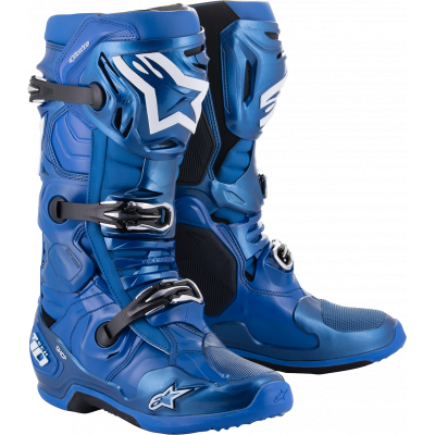 Μπότες μηχανής motocross ALPINESTARS TECH 10 ΜΠΛΕ/ΜΑΥΡΟ