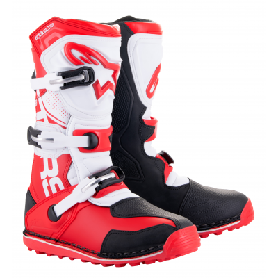 Μπότες μηχανής motocross ALPINESTARS TECH-T ΚΟΚΚΙΝΟ/ΜΑΥΡΟ/ΑΣΠΡΟ