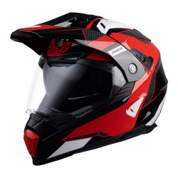 Κράνος μηχανής Enduro UFO ARIES ΜΑΥΡΟ/ΚΟΚΚΙΝΟ