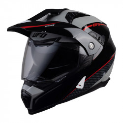 Κράνος μηχανής Enduro UFO ARIES ΜΑΥΡΟ