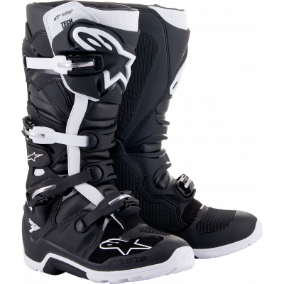 Μπότες μηχανής motocross ALPINESTARS Tech 7 Enduro Drystar® ΜΑΥΡΟ/ΑΣΠΡΟ