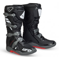 Μπότες μηχανής motocross UFO ELEKTRON ΜΑΥΡΟ