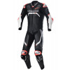Δερμάτινη στολή μηχανής ALPINESTARS GP TECH V4 ΜΑΥΡΟ/ΑΣΠΡΟ