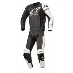 Δερμάτινη στολή μηχανής ALPINESTARS GP FORCE V2 ΜΑΥΡΟ/ΑΣΠΡΟ