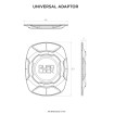 Προσαρμογέας τηλεφώνου QUAD LOCK Universal Προσαρμογέας τηλεφώνου QUAD LOCK Universal thumb