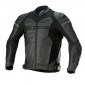 Δερμάτινο μπουφάν μηχανής ALPINESTARS GP FORCE ΜΑΥΡΟ/ΜΑΥΡΟ thumb
