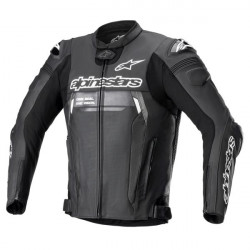 Δερμάτινο μπουφάν μηχανής ALPINESTARS MISSILE V2 IGNITION ΜΑΥΡΟ
