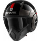 Κράνος μηχανής SHARK STREET-DRAK TRIBUTE BLACK/CHROME/RED thumb