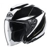 Κράνος μηχανής HJC i30 SLIGHT BLACK WHITE JET-OPEN FACE thumb
