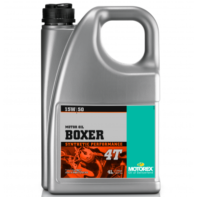 Λάδι μηχανής MOTOREX BOXER 4T SAE 15W/50 - 4 λίτρα