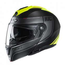 Κράνος μηχανής HJC i90 DAVAN YELLOW FLIP-UP