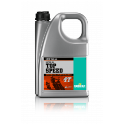 Λάδι μηχανής MOTOREX Top Speed 4T 15W/50 - 4 λίτρα