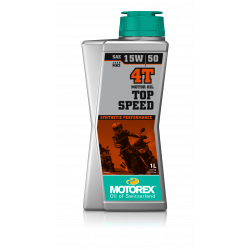 Λάδι μηχανής MOTOREX Top Speed 4T 15W/50 - 1 λίτρο Λάδι μηχανής MOTOREX Top Speed 4T 15W/50 - 1 λίτρο