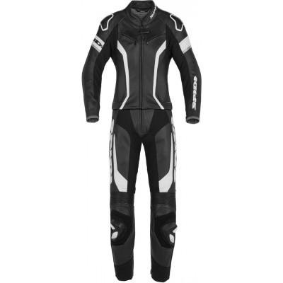 Γυναικεία δερμάτινη στολή SPIDI LASER TOURING Black/White