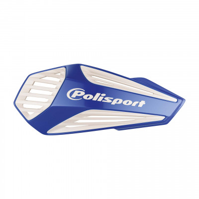 Προστατευτικές χούφτες μηχανής POLISPORT MX AIR ΜΠΛΕ/ΑΣΠΡΟ