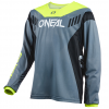 Παιδική μπλούζα ποδηλασίας O'NEAL ELEMENT HYBRID V.22 GRAY/NEON YELLOW