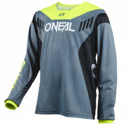 Παιδική μπλούζα ποδηλασίας O'NEAL ELEMENT HYBRID V.22 GRAY/NEON YELLOW