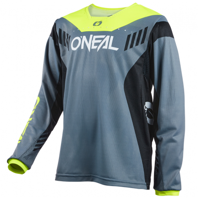 Παιδική μπλούζα ποδηλασίας O'NEAL ELEMENT HYBRID V.22 GRAY/NEON YELLOW