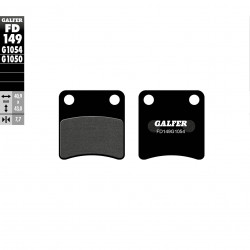 Τακάκια  μοτοσυκλέτας Εμπρός Galfer SEMI METAL FD149G1054