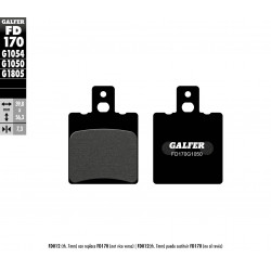 Τακάκια μοτοσυκλέτας Εμπρός Galfer SCOOTER FD170G1050 Τακάκια μοτοσυκλέτας Εμπρός Galfer SCOOTER FD170G1050