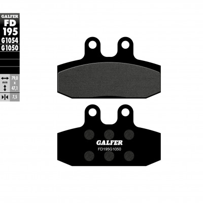 Τακάκια μοτοσυκλέτας Εμπρός Galfer SCOOTER FD195G1050
