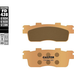 Πίσω τακάκια φρένων μοτοσυκλέτας Galfer SINTERED SCOOTER COMPOUND FD438G1380