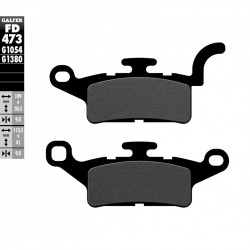 Τακάκια μοτοσυκλέτας Εμπρός Galfer SEMI METAL FD473G1054 Τακάκια μοτοσυκλέτας Εμπρός Galfer SEMI METAL FD473G1054