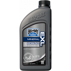 Λάδι μηχανής BEL-RAY EXL MINERAL 4T 20W-50 1 λίτρο