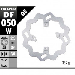 Δισκόπλακα μοτοσυκλέτας εμπρός Galfer WAVE FIXED DISC WAVE FIXED 220x3mm DF050W Δισκόπλακα μοτοσυκλέτας εμπρός Galfer WAVE FIXED DISC WAVE FIXED 220x3mm DF050W