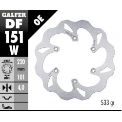 Πίσω δισκόπλακα μοτοσυκλέτας Galfer WAVE FIXED DISC WAVE FIXED 220x4,5mm DF151W Πίσω δισκόπλακα μοτοσυκλέτας Galfer WAVE FIXED DISC WAVE FIXED 220x4,5mm DF151W
