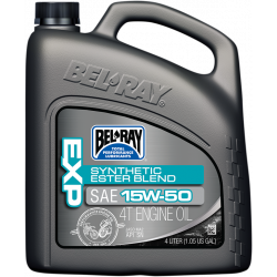 Λάδι μηχανής BEL-RAY EXP Synthetic Ester Blend 4T 15W-50 4L