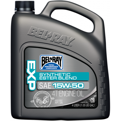Λάδι μηχανής BEL-RAY EXP Synthetic Ester Blend 4T 15W-50 4L
