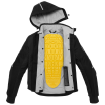 Μπουφάν μηχανής SPIDI Hoodie Armor H2Out ΜΑΥΡΟ/ΑΣΠΡΟ thumb
