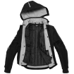Μπουφάν μηχανής SPIDI Hoodie Armor H2Out ΜΑΥΡΟ/ΑΣΠΡΟ thumb