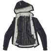 Μπουφάν μηχανής SPIDI Hoodie Armor H2Out ΜΑΥΡΟ thumb