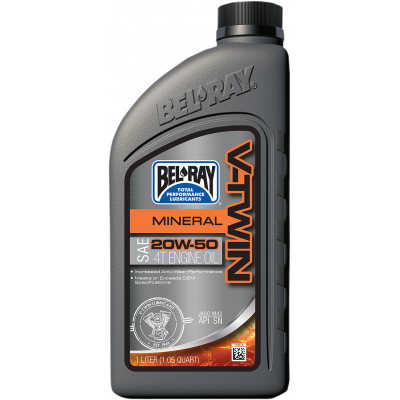 Λάδι μηχανής BEL-RAY V-Twin Mineral 4T 20W-50 1L